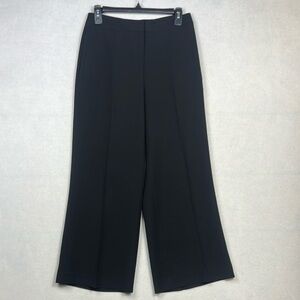 Lafayette 148 New York Women’s Size 4 Wide Leg Careerwear Trouser Pants Black